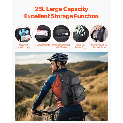 Σακίδιο πλάτης VEVOR Hydration Pack 2L TPU Water Bladder ποδηλασία Πεζοπορία Τρέξιμο Κάμπινγκ