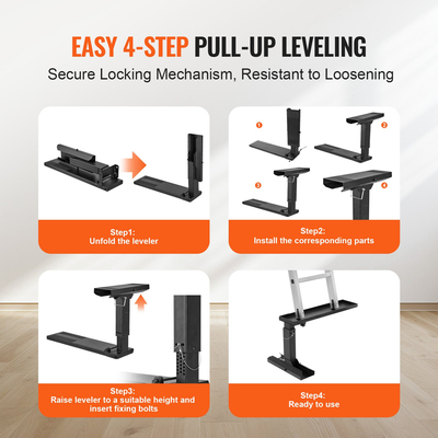 VEVOR Ladder Levler 23,4 L x 11,4-18 in H Support Surface Folding Stabilizer