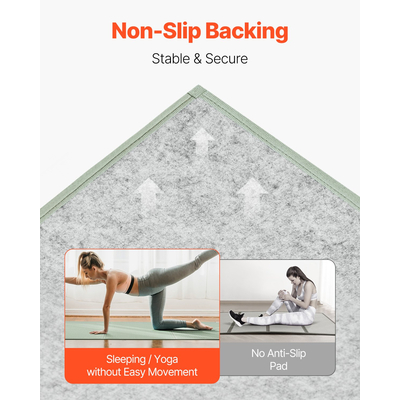 VEVOR Ιαπωνικό στρώμα τατάμι Queen αναδιπλούμενο και αντιολισθητικό στρώμα τατάμι από γρασίδι