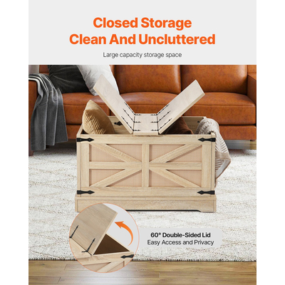 Τραπεζάκι σαλονιού VEVOR Rattan Ορθογώνιο Τραπέζι σαλονιού Rattan 2 επιπέδων για σαλόνι