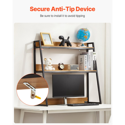 VEVOR Desktop Bookshelf Desktop Storage Organizer 2-Tier για γραφείο και σπίτι