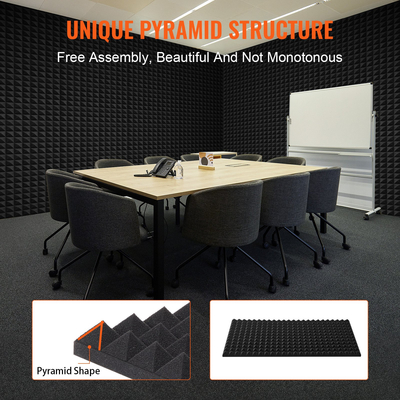 VEVOR Acoustic Foam Panels 4 Pack 48 x 24 x 2 in για τοίχο και οροφή στούντιο