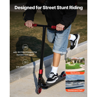 VEVOR Stunt Scooter Street Trick Scooters για Παιδιά Ενήλικες Κατάστρωμα διπλού στρώματος