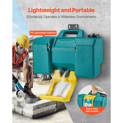 Φορητός σταθμός πλύσης ματιών VEVOR, σταθμός πλύσης ματιών έκτακτης ανάγκης 8 γαλονιών, εγκεκριμένος από την OSHA