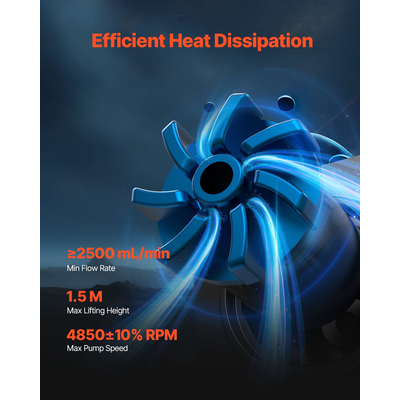 VEVOR CPU Liquid Cooler AIO CPU Water Cooler με ανεμιστήρες PWN 120 mm για Intel AMD