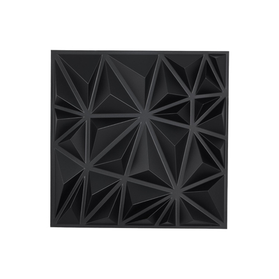 VEVOR 3D πάνελ τοίχου 33-συσκευασία 11,81x11,81&#039;&#039; PVC 32 τετραγωνικών ποδιών με κάλυψη Diamond Black