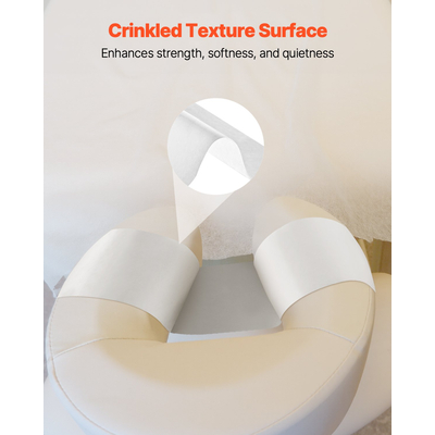 Ρολά χαρτιού VEVOR για προσκέφαλα 25 τεμάχια 8,5"x125ft χαρτί κρεπ ιατρικής εξέτασης μιας χρήσης