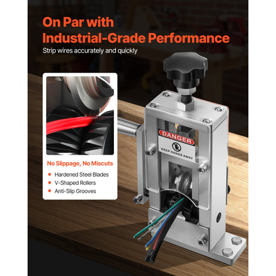 Χειροκίνητο μηχάνημα απογύμνωσης καλωδίων VEVOR 0.06-1 με το χέρι ή με τρυπάνι