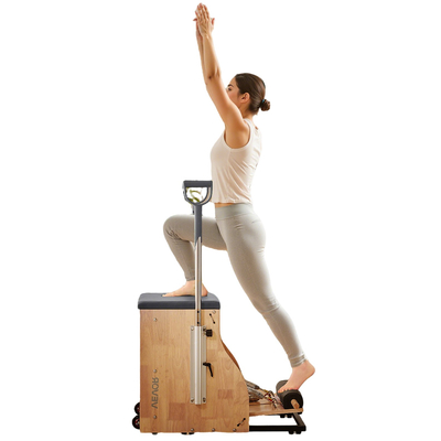 Πολυθρόνα Pilates VEVOR με διπλά πεντάλ για σταθερότητα, λαβή για προπόνηση ολόκληρου του σώματος