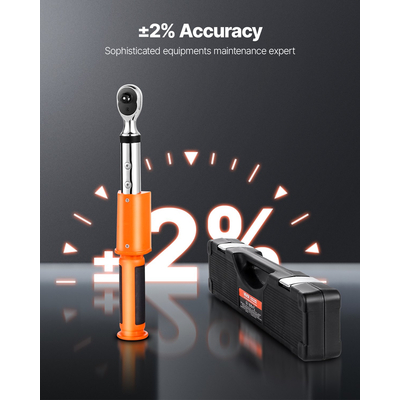 Ψηφιακό δυναμόκλειδο VEVOR με κίνηση 3/8 ίντσας 0-99,57 lbf-ft ​​/ 0-135 Nm 72 δοντιών