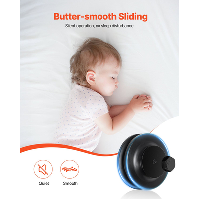 Κιτ εξαρτημάτων συρόμενης πόρτας αχυρώνα VEVOR 8FT για μονή συρόμενη πόρτα αχυρώνα ασημί