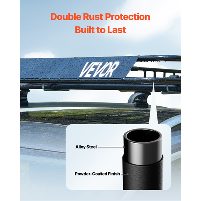 Καλάθι Αποσκευών VEVOR για Σχάρα Οροφής 64 x 39 x 4,1 ίντσες για Τσάντα Αποσκευών Αυτοκινήτου