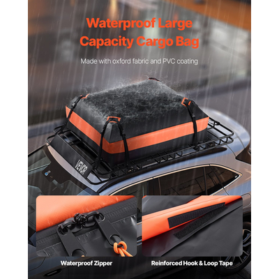 Καλάθι Αποσκευών VEVOR για Σχάρα Οροφής 64 x 39 x 4,1 ίντσες για Τσάντα Αποσκευών Αυτοκινήτου