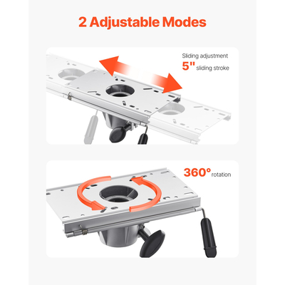 Βάση καθίσματος σκάφους VEVOR με συρόμενη ρύθμιση προς τα εμπρός και προς τα πίσω