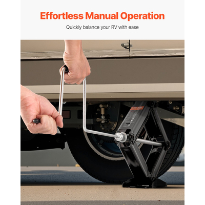 Ψαλιδωτοί γρύλοι VEVOR RV 6500lbs 23,4in Σταθεροποιητής RV Ψαλιδωτοί γρύλοι ισοπέδωσης 2 σετ