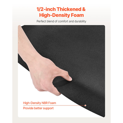 Πατάκι κομμωτηρίου VEVOR για κομμωτήριο 1220 x 905 mm Ημικυκλικό πατάκι κομμωτηρίου πάχους 13 mm