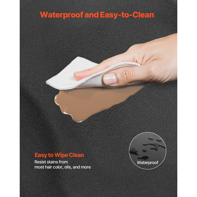 Πατάκι κομμωτηρίου VEVOR για κομμωτήριο 1220 x 905 mm Ημικυκλικό πατάκι κομμωτηρίου πάχους 13 mm