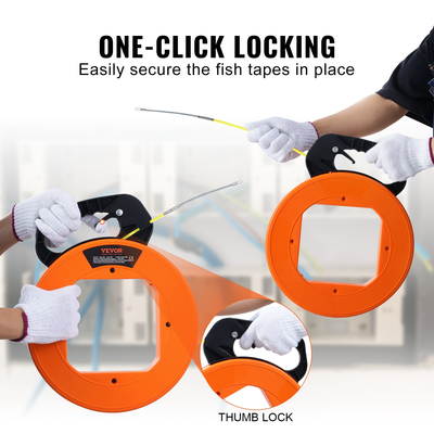 VEVOR Εξολκέας καλωδίων ψαρέματος 100ft 1/16in από υαλοβάμβακα υψηλής ποιότητας