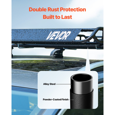 VEVOR Σχάρα Οροφής Καλάθι Αποσκευών 64 x 50 x 4,1 ίντσες Δίχτυ Θήκης Αποσκευών Αυτοκινήτου