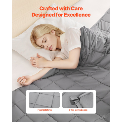 Κουβέρτα VEVOR με Βάρος 20lb 88 x 104" King Size, Δροσερή, Αναπνέουσα, Βαριά Κουβέρτα