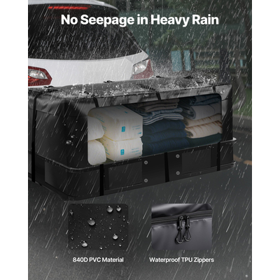 Αδιάβροχη τσάντα μεταφοράς φορτίου VEVOR Hitch 46,65 x 20,08 x 19,69 ίντσες (12 κυβικά πόδια)