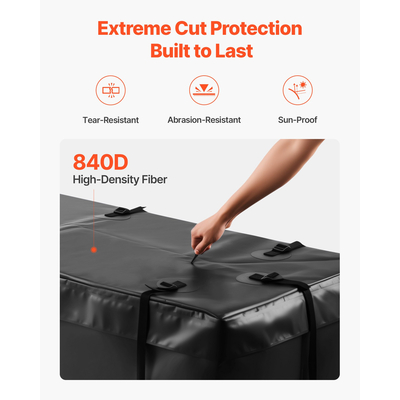 Αδιάβροχη τσάντα μεταφοράς φορτίου VEVOR Hitch 46,65 x 20,08 x 19,69 ίντσες (12 κυβικά πόδια)