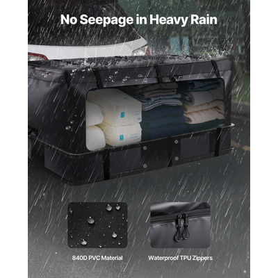 Αδιάβροχη τσάντα μεταφοράς φορτίου VEVOR Hitch 60,24 x 24,02 x 35,94 ίντσες (30 κυβικά πόδια)