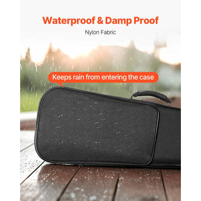 Φορητή θήκη βιολιού VEVOR από νάιλον ύφασμα 4/4 πλήρους μεγέθους, αντιχαρακτική τσάντα μεταφοράς