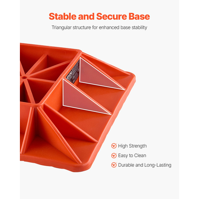 Βάση και λαβή γρύλου υψηλής ανύψωσης VEVOR για στήριξη εκτός δρόμου, κόκκινη