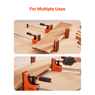 Σφιγκτήρες ράβδου VEVOR για ξυλουργική, 2 τεμάχια, σετ παράλληλων σφιγκτήρων 60,96cm, ομοιόμορφης πίεσης