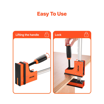 Σφιγκτήρες ράβδου VEVOR για ξυλουργική, 2 τεμάχια, σετ παράλληλων σφιγκτήρων 91,4 cm, ομοιόμορφης πίεσης