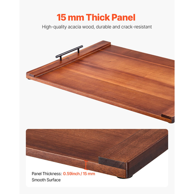 Κάλυμμα κουζίνας VEVOR από ξύλο ακακίας, ηλεκτρική κουζίνα αερίου