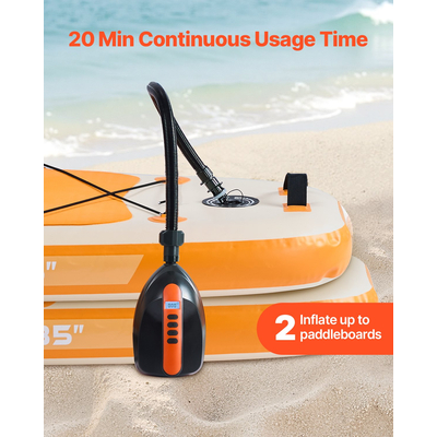 Αντλία VEVOR με κουπί, ηλεκτρική αντλία αέρα SUP 20PSI με υποδοχή αυτοκινήτου 12V DC