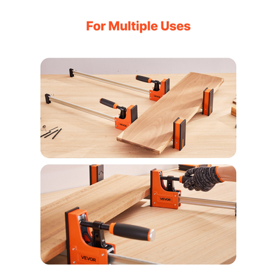 Σφιγκτήρες ράβδου VEVOR για ξυλουργική, 2 τεμάχια, σετ παράλληλων σφιγκτήρων 76,2 cm, ομοιόμορφης πίεσης