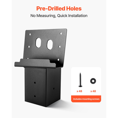 Βάσεις πλατφόρμας VEVOR Compound για γωνίες, 4 τεμάχια, 3,5x3,5 ίντσες/88,9x88,9 mm