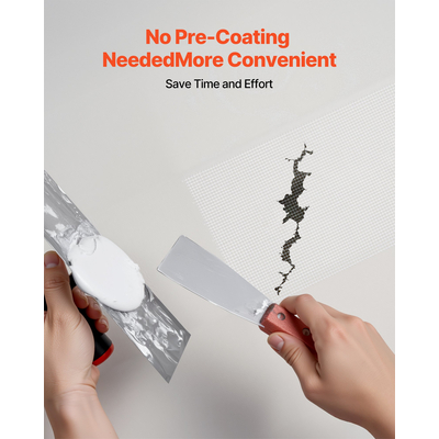 VEVOR 12 Ρολά Αυτοκόλλητη Ταινία Γυψοσανίδας από Fiberglass 30m x 150mm