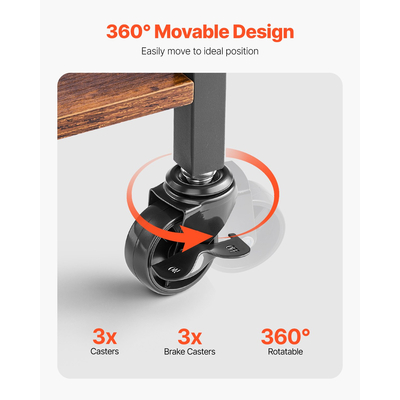 Βάση καλαμιού ψαρέματος VEVOR 12 θέσεων, οργανωτής καροτσιού ψαρέματος για τροχούς γκαράζ