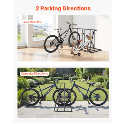 Βάση ποδηλάτου VEVOR για σχάρα ποδηλάτου με πλάτος ελαστικού 3 ιντσών, χωρητικότητα 6 ποδηλάτων