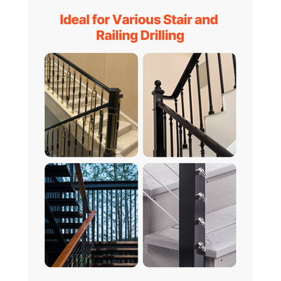 Οδηγός τρυπανιού VEVOR, φορητός οδηγός ακριβείας για τρυπάνι με γωνία 30/45/90 μοιρών