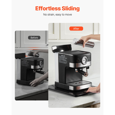 Συρόμενος Δίσκος Συσκευής VEVOR 16 x 12 ιντσών για Καφετιέρα, Μαύρος