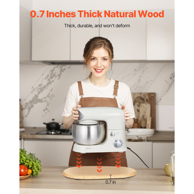 VEVOR Οβάλ Μίξερ 15,7 x 11,1 ίντσες για Επιτραπέζιο Μίξερ με Κλίση 5,5-8 Qt