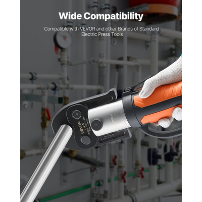VEVOR V28 Σιαγόνα Πίεσης 28mm Σιαγόνα Πίεσης Κατάλληλη για Σωλήνες από Ανοξείδωτο Χάλυβα Τύπου V
