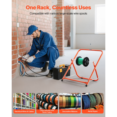 VEVOR Πτυσσόμενη βάση καλωδίων βαρέως τύπου για ηλεκτρικά και βιομηχανικά καλώδια