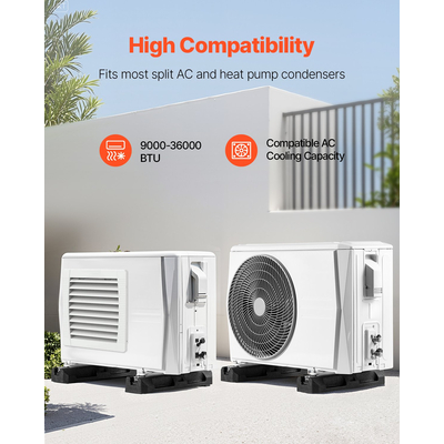 Κιτ βάσης δαπέδου VEVOR για AC 9000-36000 BTU, αντικραδασμικό, βαρέως τύπου