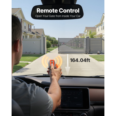 VEVOR Ηλεκτρικό Ανοιχτήρι Συρόμενης Πόρτας 400W με Αισθητήρα Υπερύθρων και Gear Track 2204lbs
