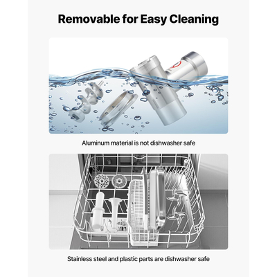 VEVOR Επαγγελματική Ηλεκτρική Μηχανή Κρεατομηχανής 9,2 λίβρες/λεπτό Μηχανή Γεμίσματος Λουκάνικου για Κουζίνα