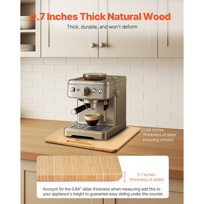 Συρόμενος Δίσκος Συσκευής VEVOR 13 x 16 ιντσών για Πάγκο Κουζίνας