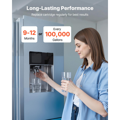 Ανταλλακτικό φίλτρο νερού VEVOR για ολόκληρο το σπίτι, αναστολέας αλάτων PHO 4,5"x20