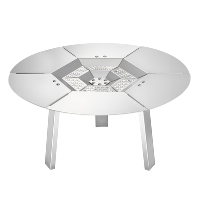 Εκτροπέας θερμότητας τζακιού VEVOR για σόμπα Yukon 508 mm από ανοξείδωτο ατσάλι