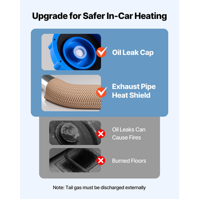 Θερμαντήρας Diesel VEVOR Θερμαντήρας αέρα Diesel Θερμαντήρας στάθμευσης Diesel 8 kW DC 12-24 V 10L Δεξαμενή καυσίμου Ταχείας θέρμανσης Φορητή θερμαντική συσκευή Diesel για εξωτερικούς χώρους και χειμερινές ανάγκες